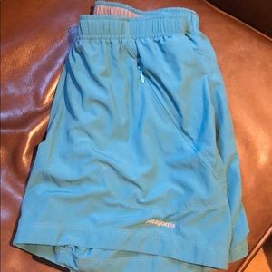 Blue Patagonia shorts